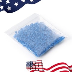 1000 Pcs Dental Separators Orthodontic Elastics Ties Teeth Gap Radio Opaque Blue