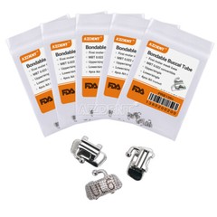 4pcs Tubos bucales adheribles de ortodoncia dental MBT 022 1er molar Convertible