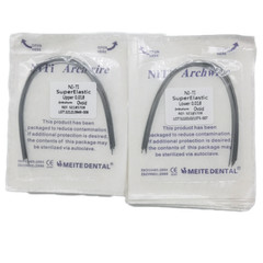 100Packs Dental Ortho Arch Wires Super Elastic Niti Round 012~020 Upper&Lower
