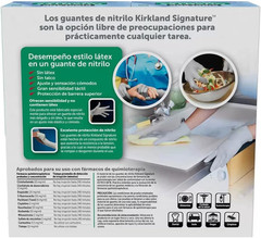 Signature Nitrile Gloves, Box of 200, Medium for Health Care, Food Service, Home