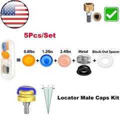 US Dental Overdenture Implant Strong Retention Caps For Locator Abutment Inserts