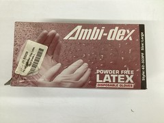 PIP 62-323PF/L Ambi-Dex Disposable Latex,Food Grade,PK1: L, 100 PK