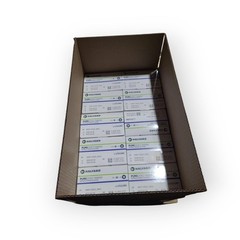 HALYARD Nitrile Exam Gloves, 9.5 Inches Length, 5 Mil, Blue Size M Case of 1000