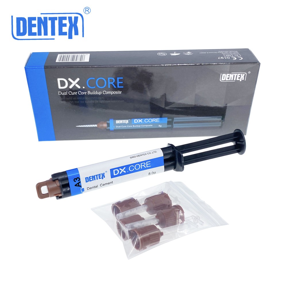 1 PC DX.CORE Dental Dentex Dual Cure Composite Resin Core Build Up A3