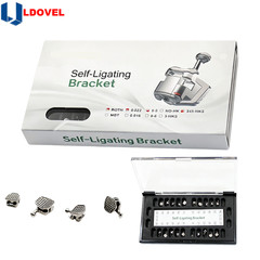 1 box /20pcs Dental Orthodontic Self Ligating Braces Bracket Roth.022 Hooks 345