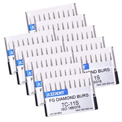 AZDENT Dental Super Coarse FG Diamond Burs fit for High Speed Handpiece