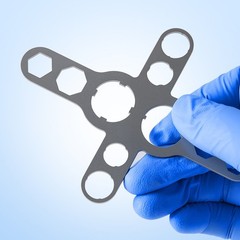 AZDENT Dental Handpiece Back Cover Implant Wrench fit Implant Motor Turbine