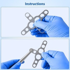 AZDENT Dental Handpiece Back Cover Implant Wrench fit Implant Motor Turbine