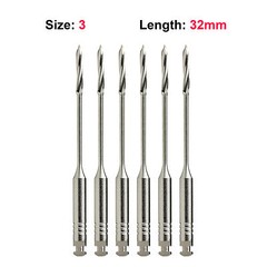 Peeso Reamers Endodontic DRILLS Drill #3 32mm 6/Pkg Top Quality