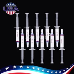 10Pcs Dental 37% Gel de Grabador de Ácido Fosfóric Compuesto F Esmalte y dentina