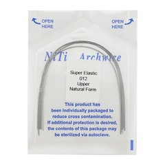 100PCS Dental Orthodontic Niti Arch Wire Rectangular Round Natural Upper Lower