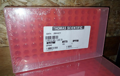 Thomas Scientific 96-Well Flipper Microtube Rack Reversible CAT # 2591D77