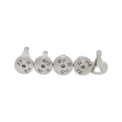 5Pcs Dental Healing Abutment Cover Screw Mini Regular Fit Osstem Hiossen