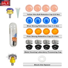 Locator Abutment Replacement Male Retention Inserts Cap Overdenture Inserts PEEK