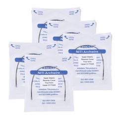 AZDENT Dental Orthodontic NITI Reverse Curve Arch Wires Rectangular True Form CE