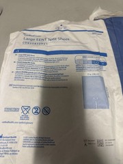 Cardinal Health Large EENT Split Sheet Sterile Ref 9447 AAMI Level 3