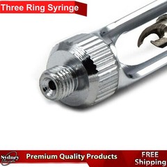 Dental 3 Ring Anesthesia Syringe Hypodermic Anesthetic Injection Dentistry Tools