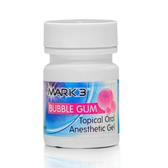 10 Dental Topical Bottles Mark3 Anesthetic Gel 20% Benzocaine 1OZ Jar -6 Flavors