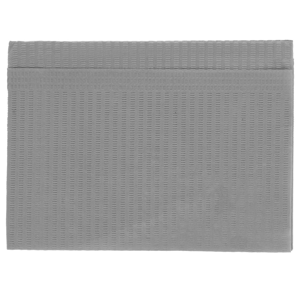 House Brand Dentistry 109218 Patient Bibs 2+1 Ply 13″ X 18″ Silver Gray 500/Pk