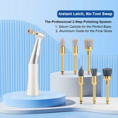 Dental Silicon Carbide Aluminium Oxide Polishing Prophy Brushes Sharp/Flat/Bowl