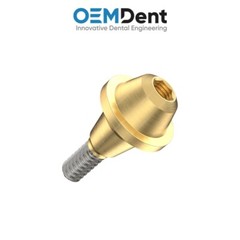 Dental Straight Multi Unit 1.6mm Titanium Set NP Nobel Active®Compatible Conical