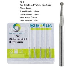 WAVE Dental Round Surgical Burs Carbide Bur High Speed Long FG / FG SURG 2 4 6 8