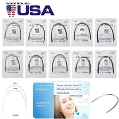 SKYSEA Dental Orthodontic Arch Wire Super Elastic Niti Round Ovoid Form