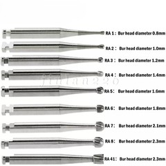 Dental Round Carbide Bur for Slow Speed Latch Type Handpiece RA 1# – 8# Burs VIP