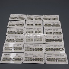 20 Pcs/Pack Metal Dental Orthodontic Brackets Braces MBT Slot.022 3-4-5 W/ Hooks