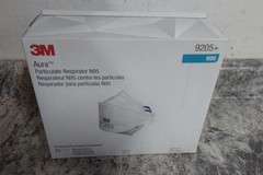 3M 9205+ 240 Pk Universal Size White Disposable Respirator