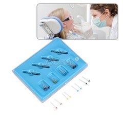 Dental Endodontic AAA Fiber Post Kit 1.2mm 1.4mm 1.6mm 1.8mm +4Pcs Drills