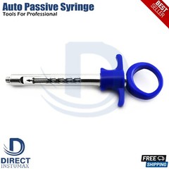 2Pcs Auto Passive Injection Syringe Anesthesia Carpule Syringe for Dentists