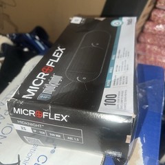 Lot of 6 Ansell Microflex MidKnight Nitrile Gloves XS 100ct – Damaged Boxes