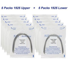 100PCS Dental Orthodontic Arch Wire Niti Round Rectangular Ovoid Natural 16X22