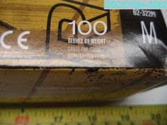 QTY=100: Ambi-Dex 62-322PF/L Repel Disposable Latex 5 Mil Natural Powder Free
