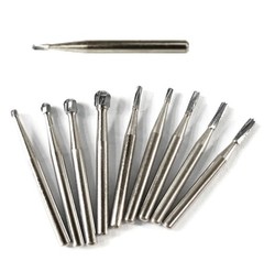 Dental Carbide Burs 19mm FG Straight Fissure Bur for High Speed