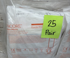 ENCORE Latex MICRO Surgical Gloves Sterile *25 Pair* Size: 7.5 *See Date*3-25