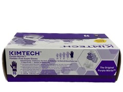 (90/Pk) KIMTECH Disposable Nitrile Exam Gloves – Size X-Large – Purple 55084