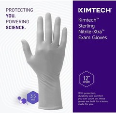 Kimtech Sterling Nitrile-Xtra™ Powder Free Exam Gloves 12in Length Extended Cuff