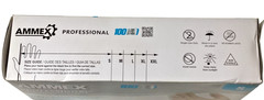 AMMEX: 100 Professional Vinyl Exam Gloves, Latex & Powder Free, Size Small
