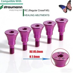 US Dental Healing Cap Abutment RC NC Cover Screw Titanium Fit Straumann ITI BLT