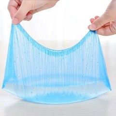 100 Pieces Disposable Plastic Shoe Cover PE Waterproof Shoe Cover for Hotel/Home