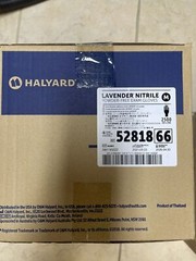 Halyard Nitrile Lavender Medium Exam Gloves – Case of 10 boxes(2500 gloves/Case)