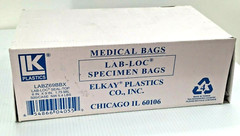 Elkay Plastics resealale Bags, 6″ x 9″. 1.75 Mils, 500 in Box, Lab Loc reopen