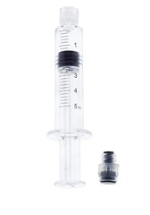 1ml Glass Syringe W/ Measurement-lier Lock Box Of 100