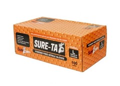 SureCare® MEDIUM 8 Mil Diamond Textured Orange Nitrile Sure-Tac Gloves (500)