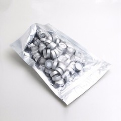 1000PCS 10ml Sample Vials+Aluminum Caps 20mm Crimp Top Clear Glass Bottle HPLC