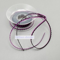 Dental Orthodontic Elastic Ultra Power Chains Rubber Band For Braces 2 Colors