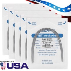 AZDENT Dental Ortho Super Elastic Rectangular Arch Wire Niti Ovoid upper/Lower