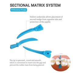 Dental Matrix Bands Ring Sectional Matrice Clamp Wedges Fit Palodent V3 System